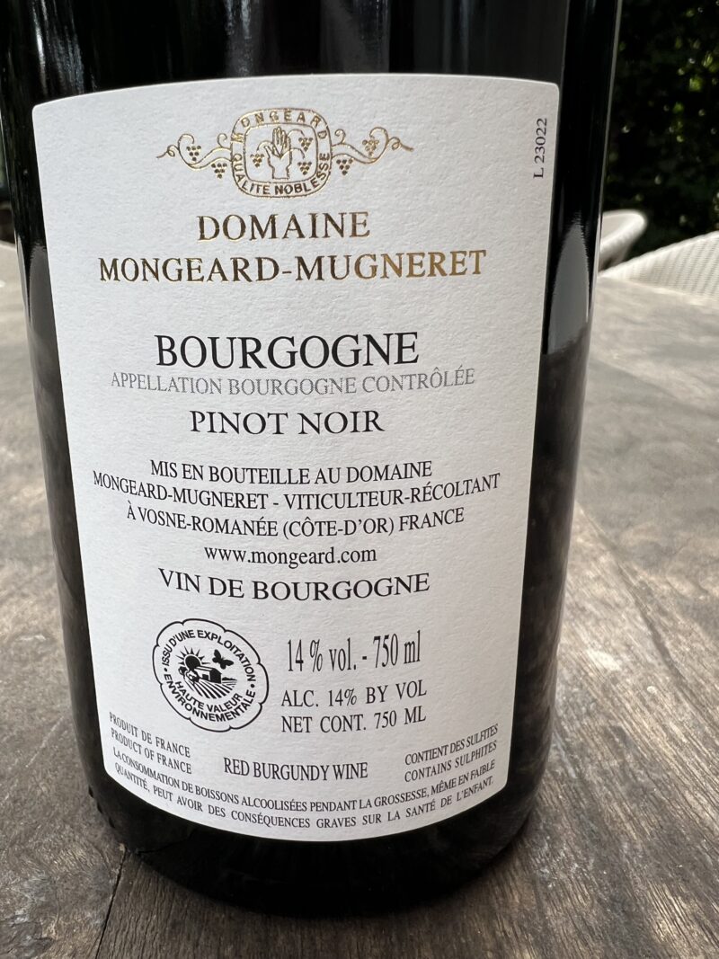 Mongeard-Mugneret Bourgogne Rouge - Image 2