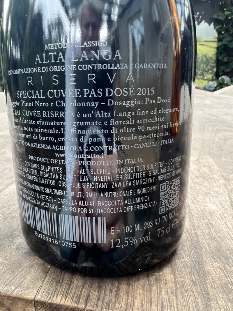 Sassi San Cristoforo Alta Langhe Extra Brut DOCG (Copy) - Afbeelding 2