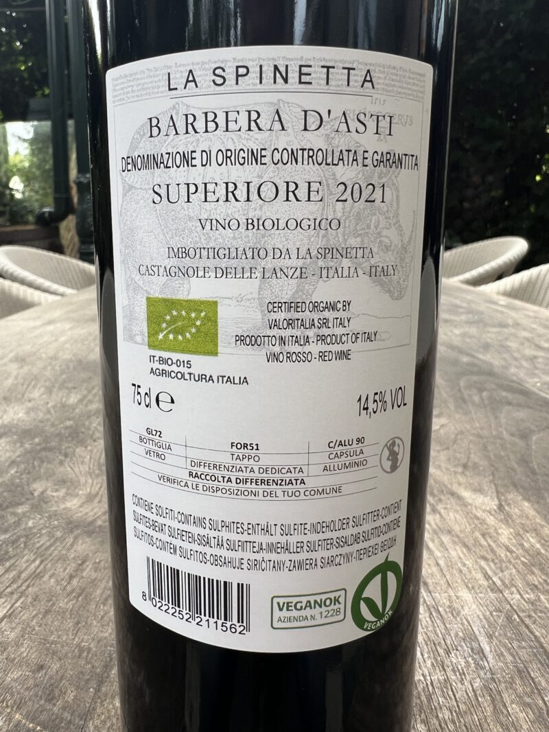 La Spinetta Bionzo Barbera d'Asti Superiore DOCG - Image 2
