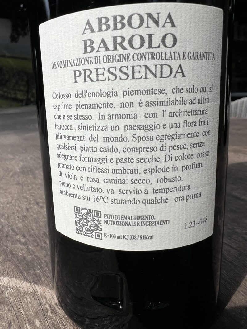 Marziano Abbona Barolo Pressenda DOCG - Afbeelding 2
