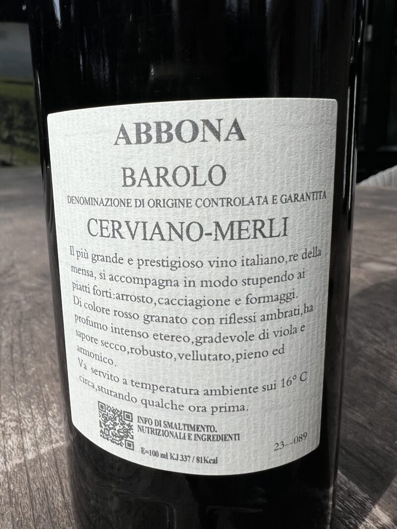 Marziano Abbona Barolo Cerviano-Merli DOCG - Afbeelding 2