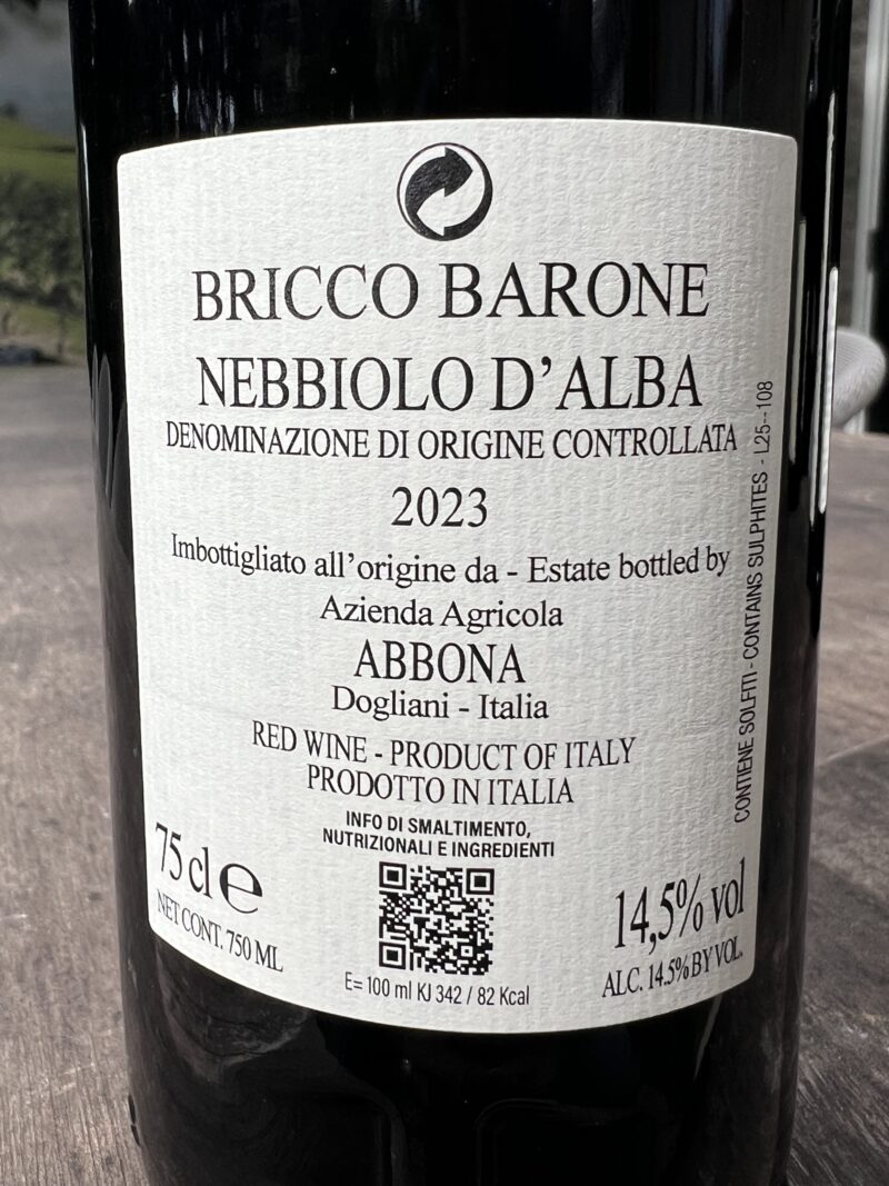 Marziano Abbona Bricco Barone Nebbiolo d'Alba DOC - Afbeelding 2