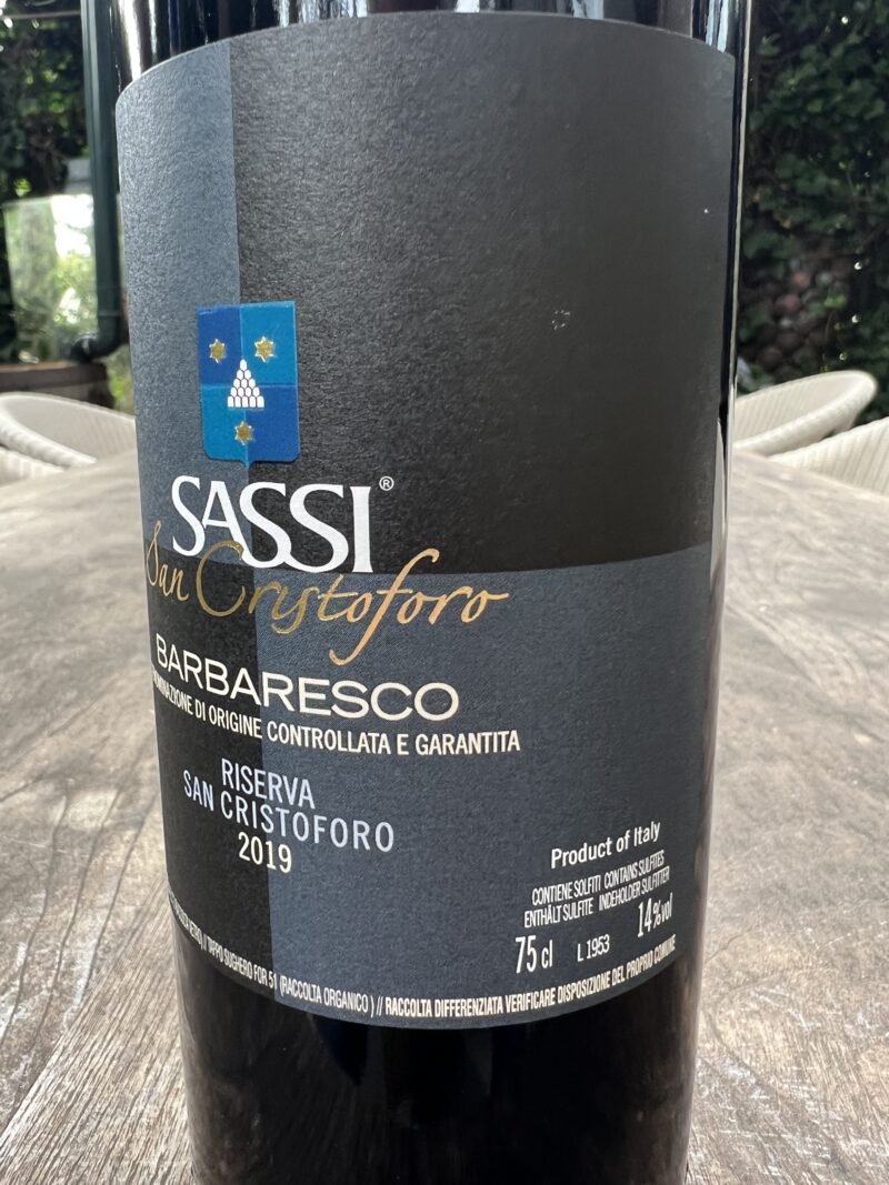 Sassi San Cristoforo Barbaresco Riserva San Cristoforo DOCG - Image 2