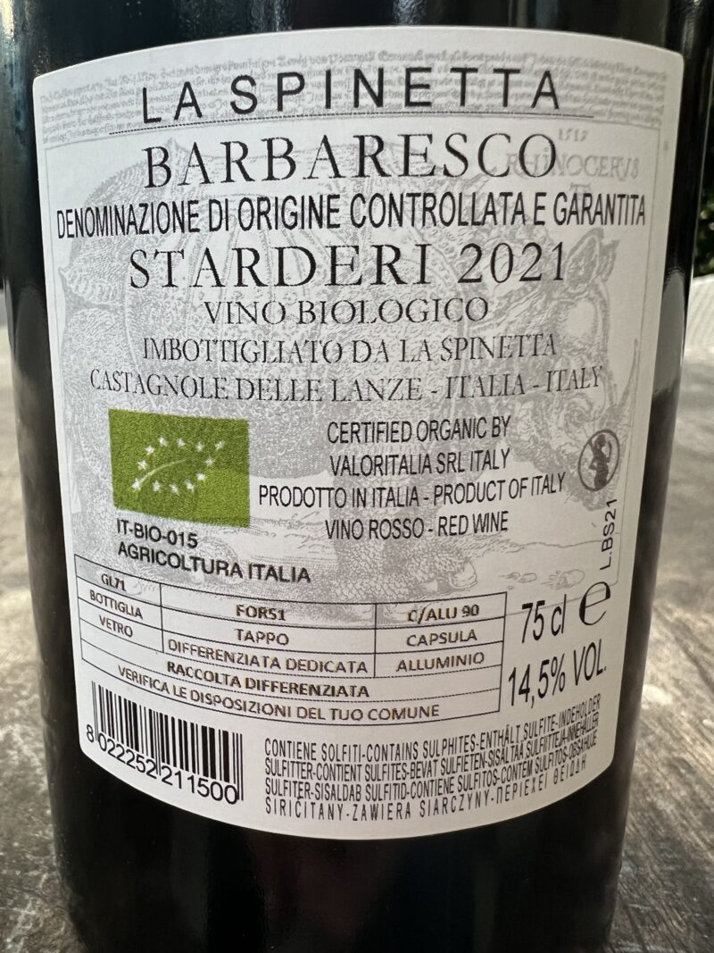La Spinetta Vursu Vigneto Starderi Barbaresco DOCG - Afbeelding 2