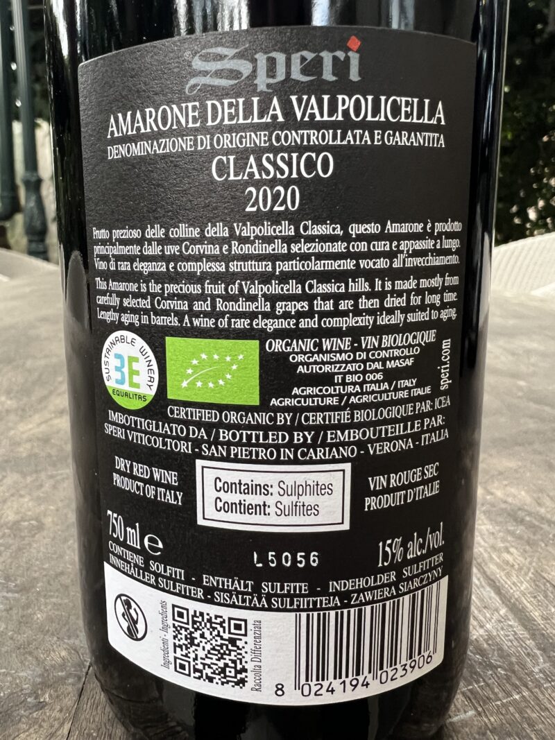 Speri Vigneto Monte Sant'Urbano Amarone della Valpolicella Classico DOCG - Afbeelding 2