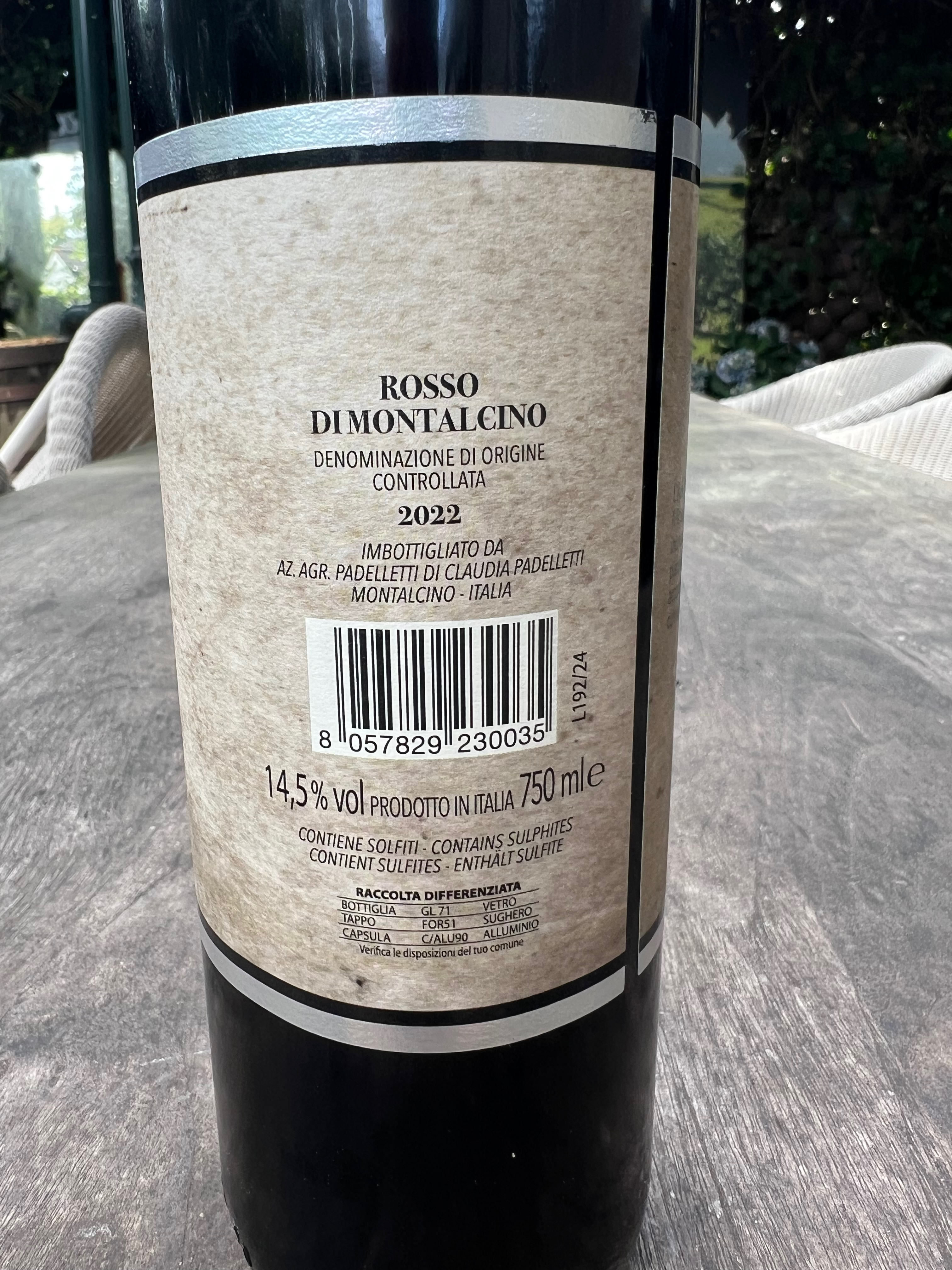 Padelletti Rosso di Montalcino DOC - Image 2