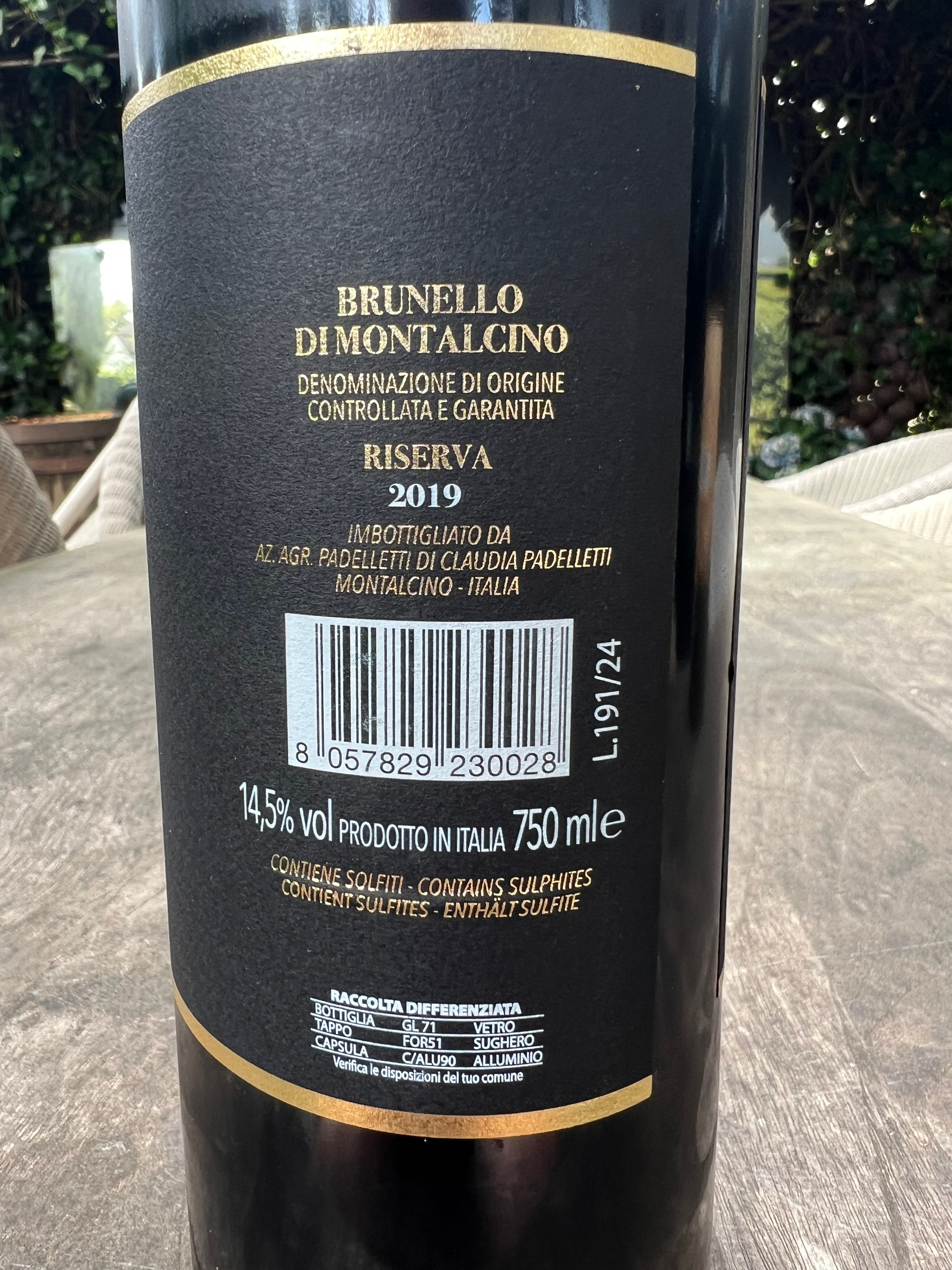 Padelletti Brunello di Montalcino Riserva DOCG - Image 2
