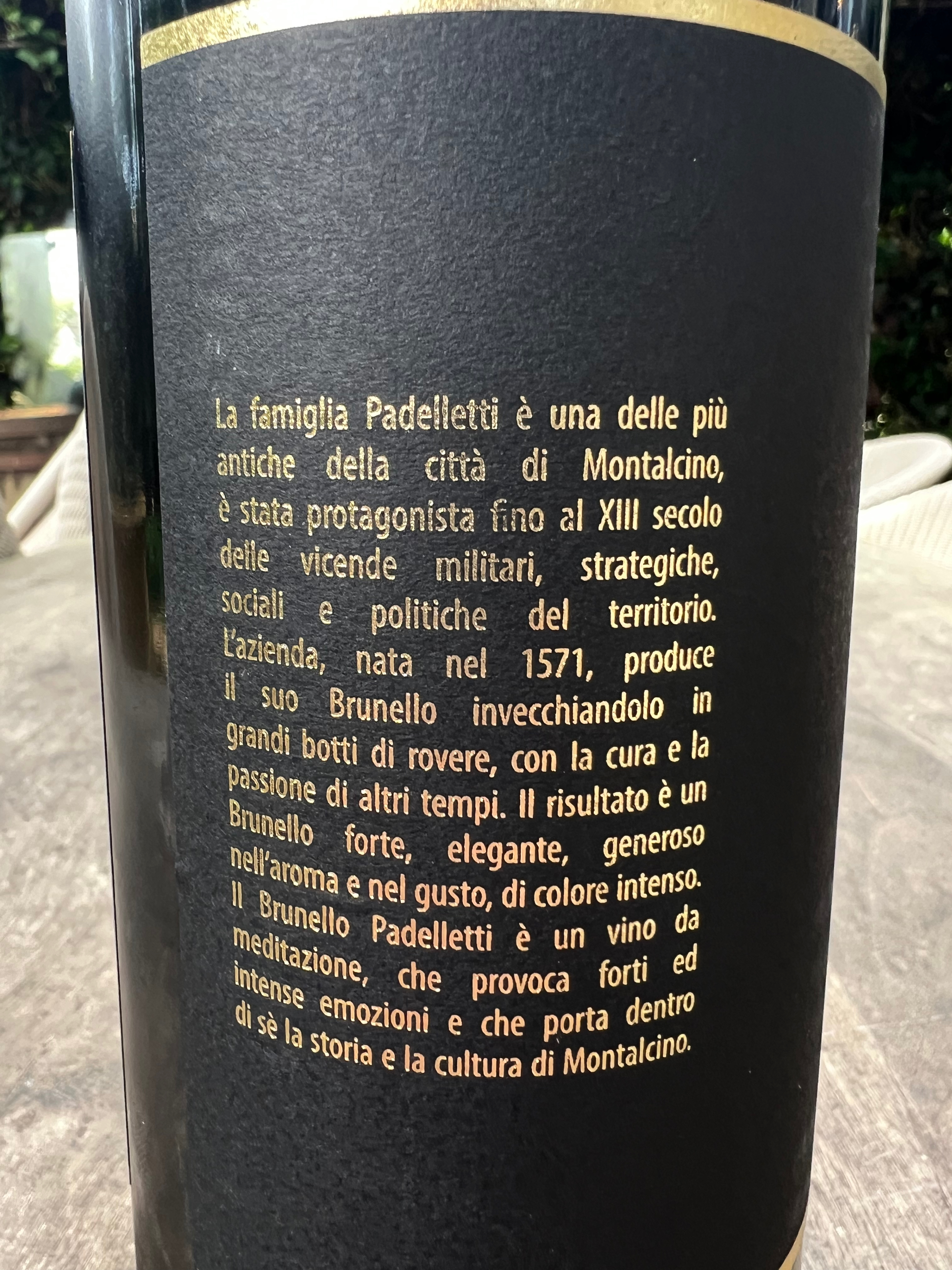 Padelletti Brunello di Montalcino Riserva DOCG - Image 3