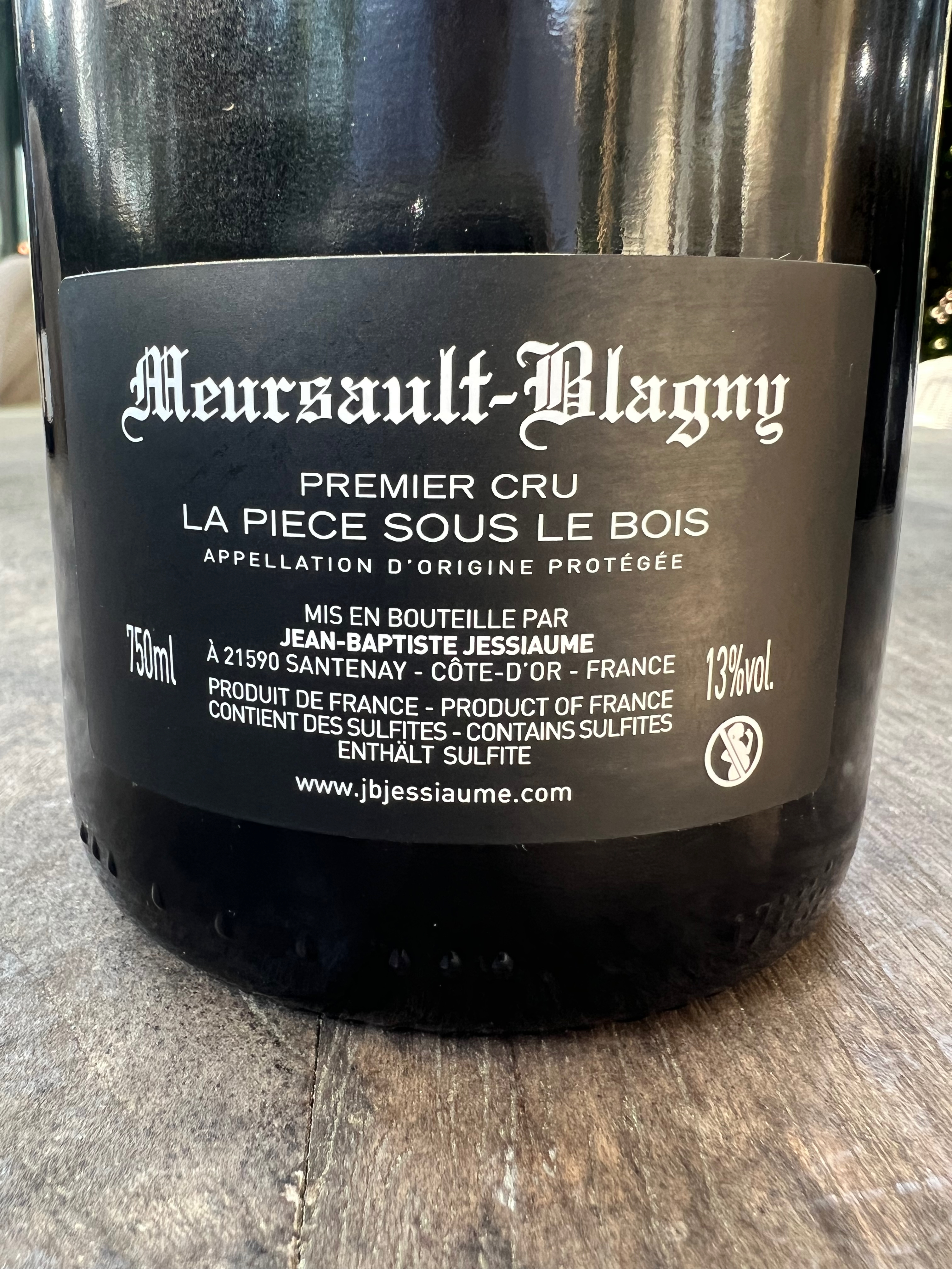Jean-Baptiste Jessiaume Meursault-Blagny premier Cru La Pièce sous le Bois Blanc - Image 2