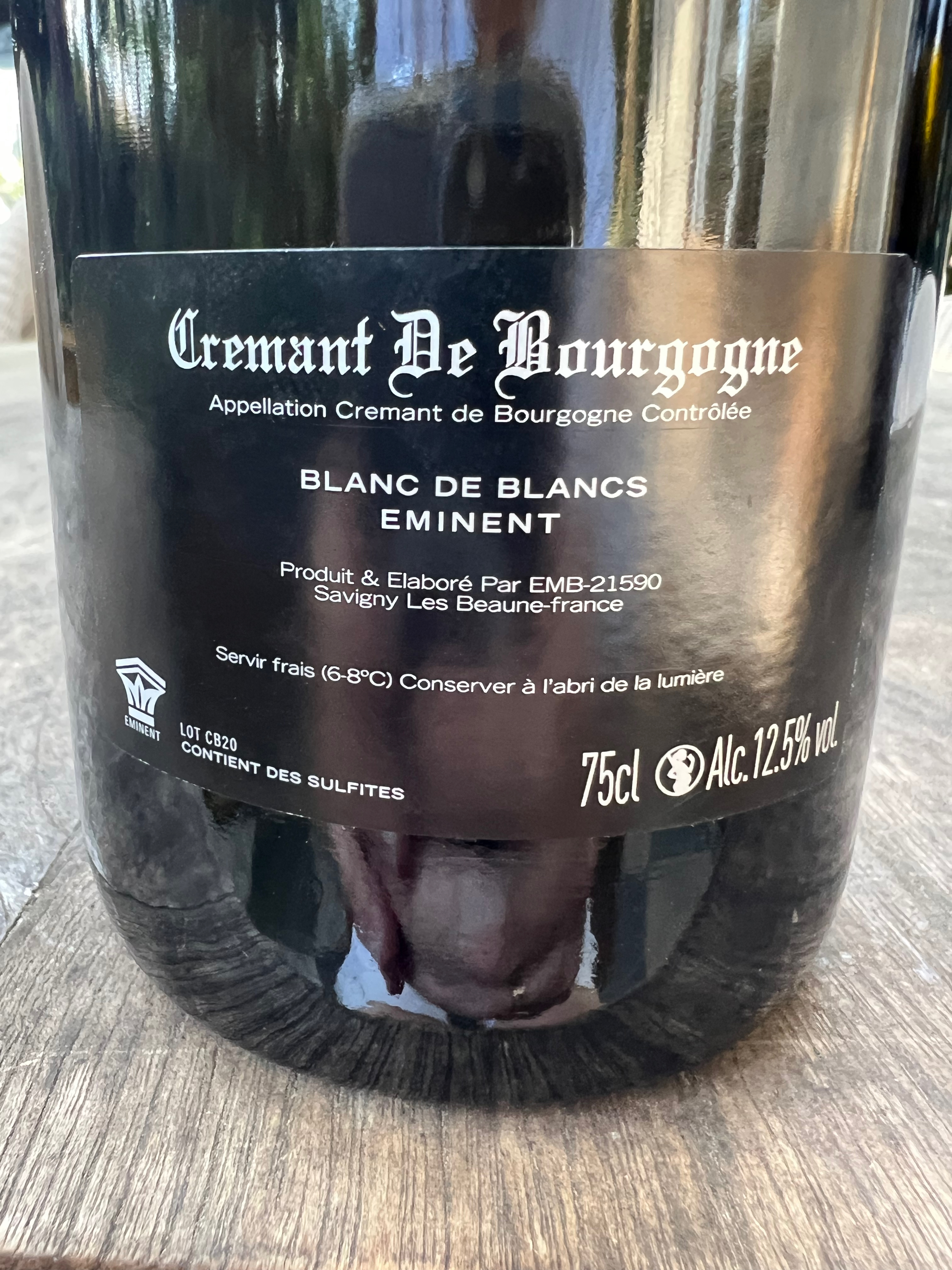 Jean-Baptiste Jessiaume Cremant de Bourgogne Eminent Blanc de Blancs - Image 2