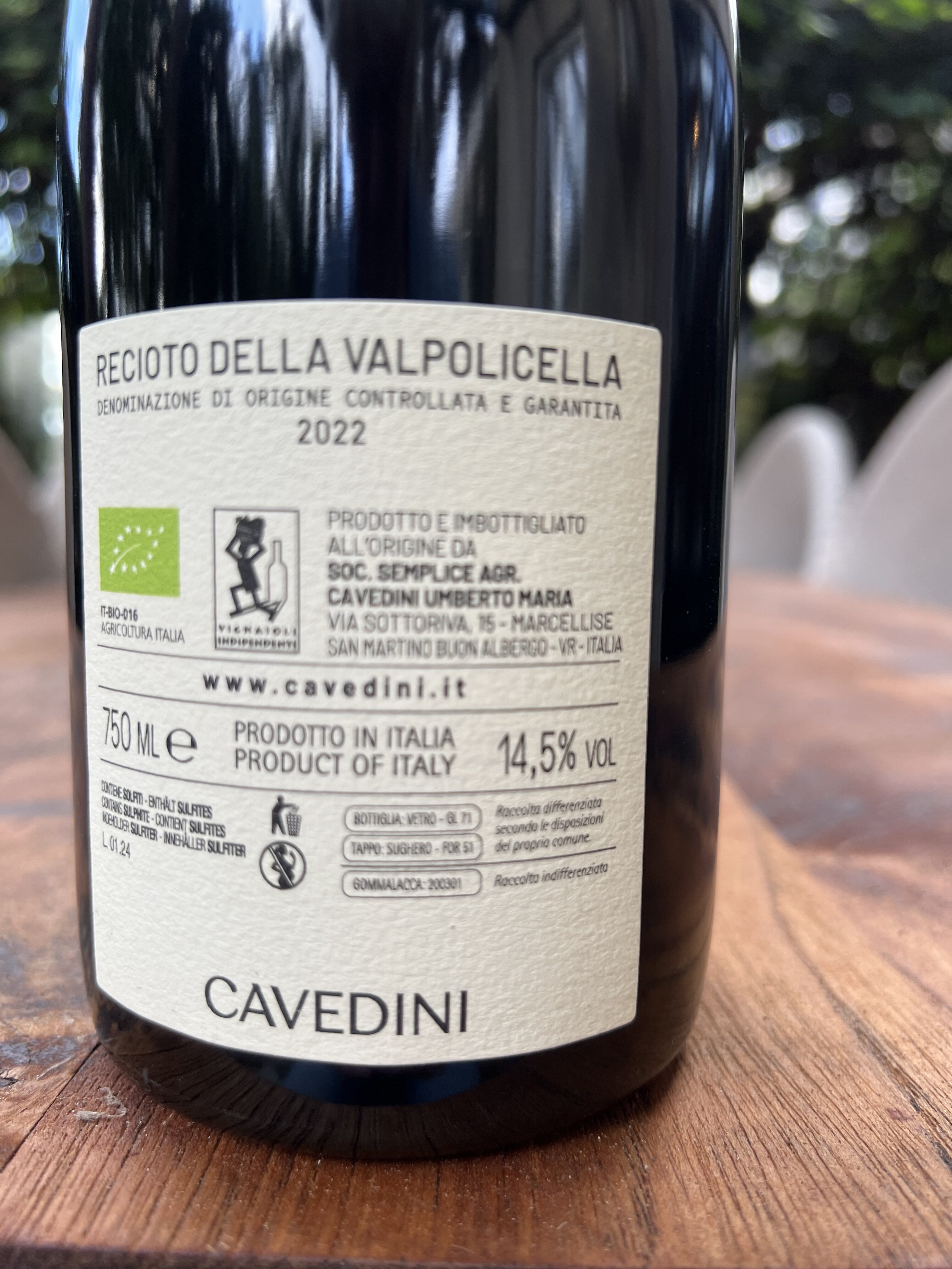 Cavedini Winery Reciotto della Valpolicella DOCG - Image 2